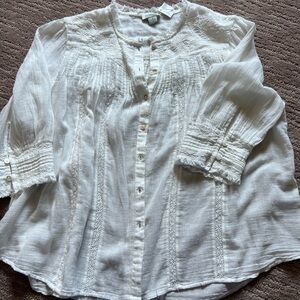 Women’s Sundance Cotton Blouse 3/4 Sleeve